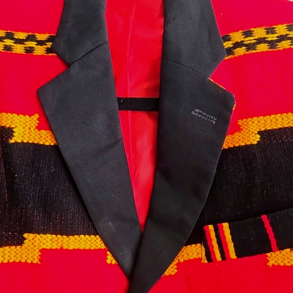 ⭐️ Host Pick ⭐️ Vintage | Abstract Eclectic Cotton Colorful Blazer - Picture 5 of 11